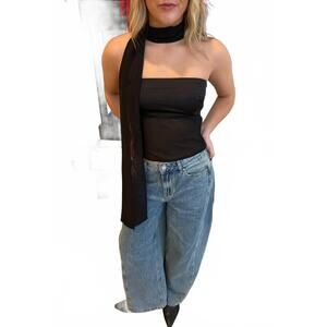 NEW LOUCIA after midnight tube top in black
